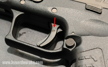 トリガーセフティの固定ピン