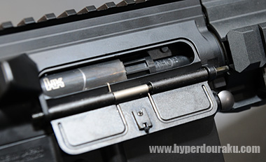 可変ホップアップの調節ダイヤル