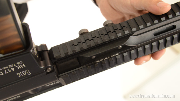 レールの固定部分