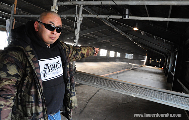 50m級の長大なシューティングレンジ