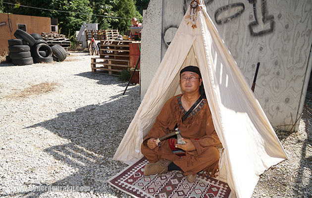 セフティではテント