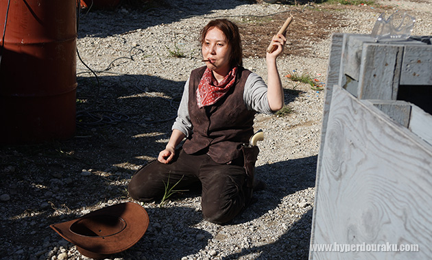 映画のワンシーンをみんなで再現