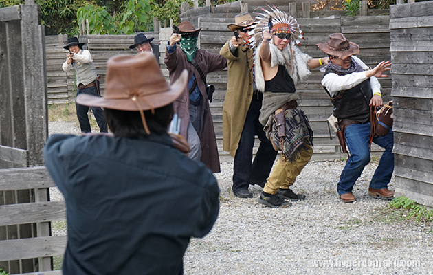自分の気に入ったガンマンの格好