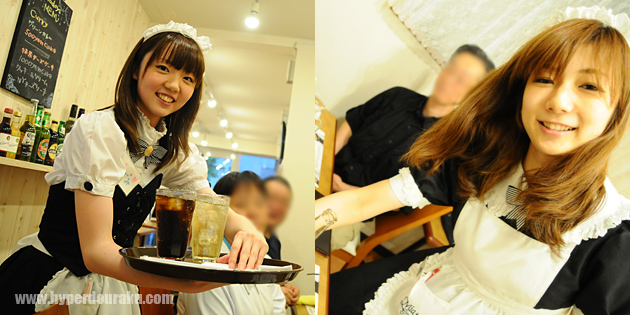 6人のメイドさんが迎えてくれた