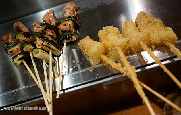 焼き鳥と串揚げ