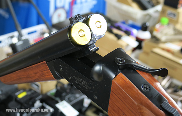 中折れ式でショットシェルが2発