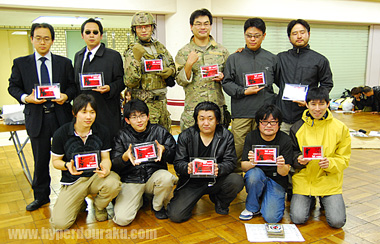 各クラスの優勝者