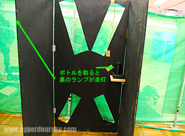 ボックス内へ駆け込む