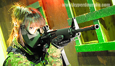 乙夜さんもバリバリと射撃