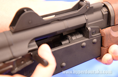 可変ホップアップの調節ダイヤル