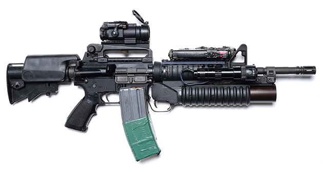 TWF委員長賞には久保内(弟さんの M4+M203。