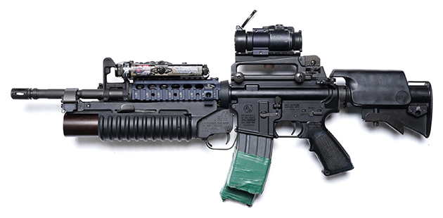 TWF委員長賞には久保内(弟さんの M4+M203。