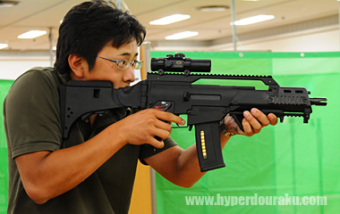 自分の好きな銃で早撃ちを楽しむといった一面も