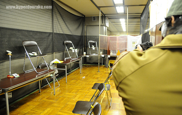 エアソフトガンの無料シューティングレンジ