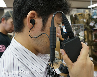 骨伝導システムを使用したヘッドセット&PPTスイッチボックス