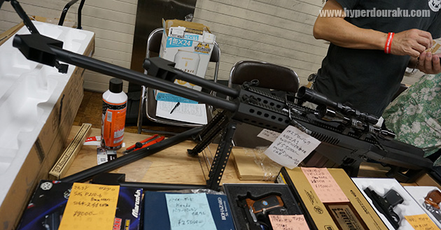 バレットM82A1のガスブローバック