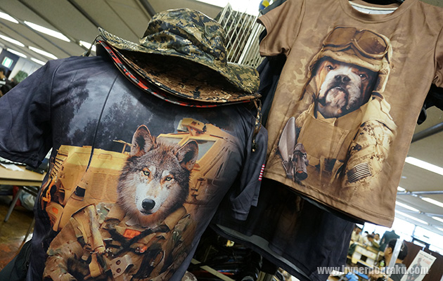 ドッグミリタリーTシャツ