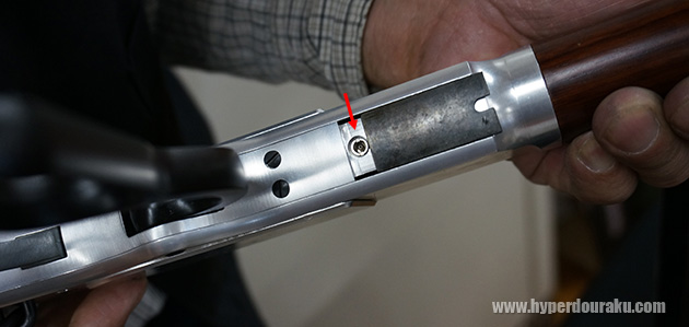 ガスの注入バルブ