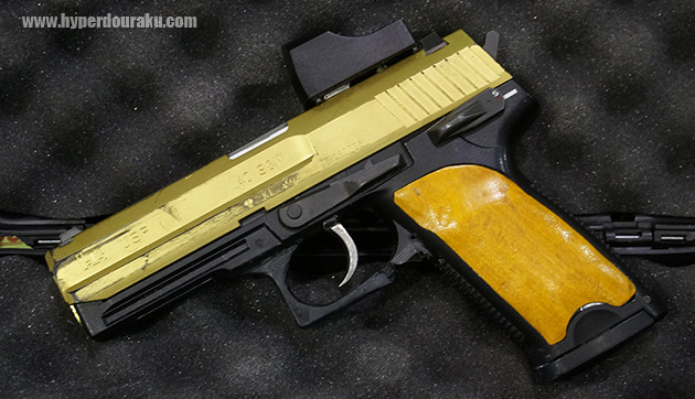 電動USPのトリガーガードをハイキャパのものに移植