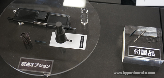 ピボットピン・ディテントスプリング、ダミーピンは付属