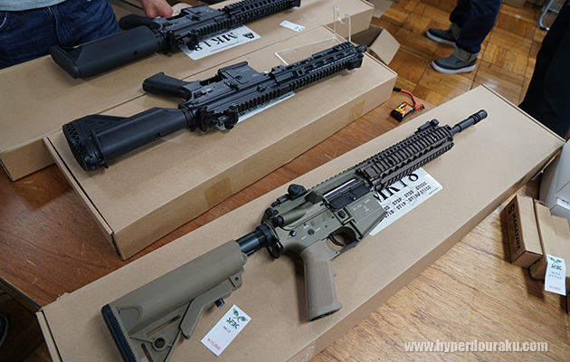 MK18やHK416A5の電動ガン