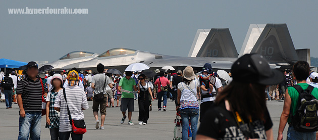 F-22ラプターが今年も展示
