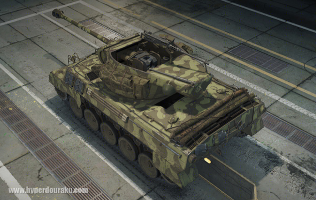 オープントップの旋回砲塔