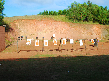 10m先のペーパーターゲット