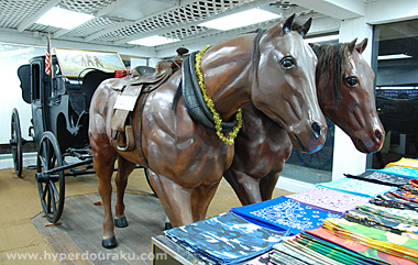 記念撮影用の馬車