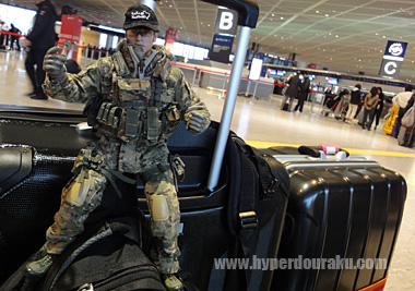 旅のお供にミリタリーアクションフィギュア