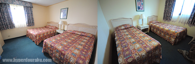 ベッドルームはふたつ