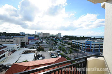 6階の部屋からの眺望