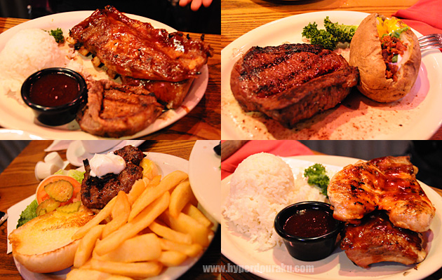 フィレ&リブ サンアントニオ・サーロイン 12oz テキサスバーガー リブ&チキン