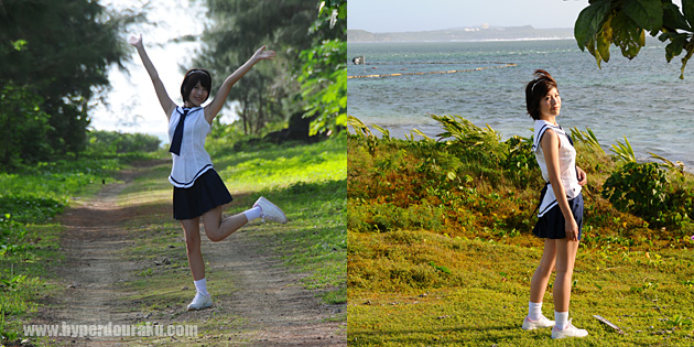 前田敦子　篠田麻里子　パイレーツコーブのビーチで撮影