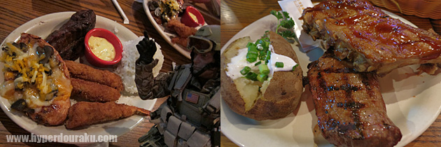 テキサストリオ　サーロイン&リブ コンボ