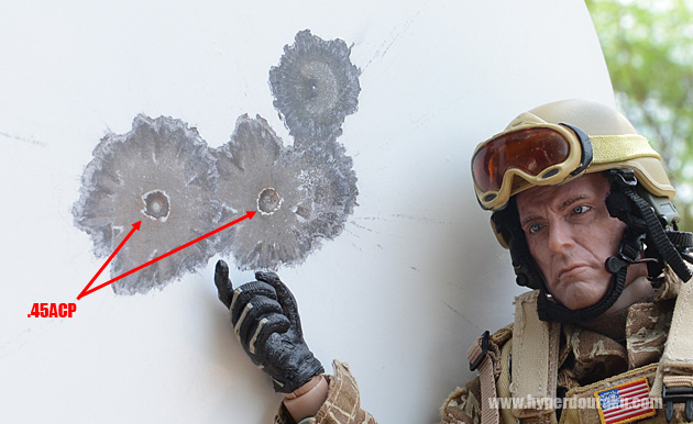 .45ACP弾で撃ってみる