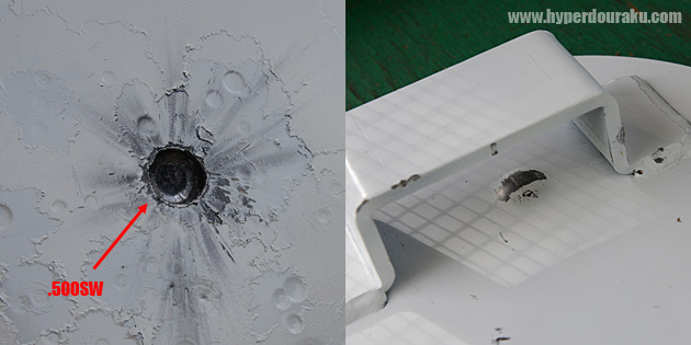 S&W M500で1発撃ち込んだ結果