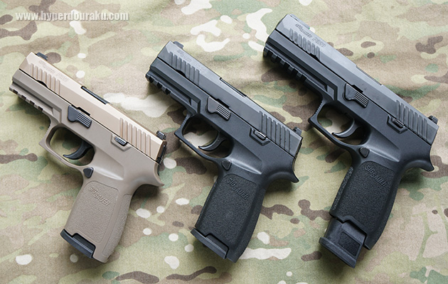 SIG P320の撃ち比べ