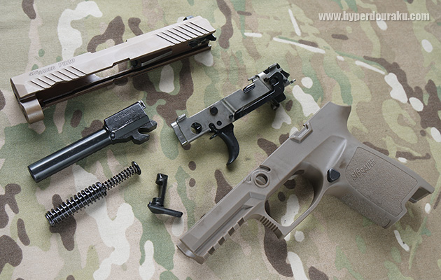 トリガーグループを取り外す