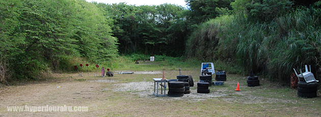 ターゲットまでは約58m