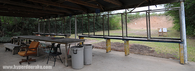 ワールドガンの射撃場