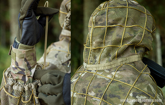 袖口がタイトに結束