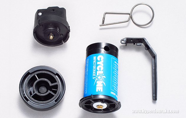 CYCLONEのパーツ構成