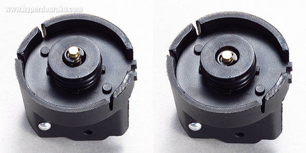 インパクトヘッドを下側から