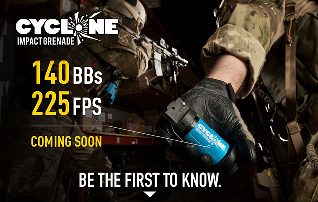 コンパクトなCYCLONEは、充分、実戦に使えます。