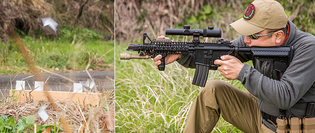 次世代電動ガンM4A1によるフルオート射撃