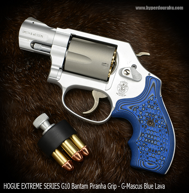 HOGUE Extreme Series S&W J Frame Round Butt Bantam Piranha Grip G10