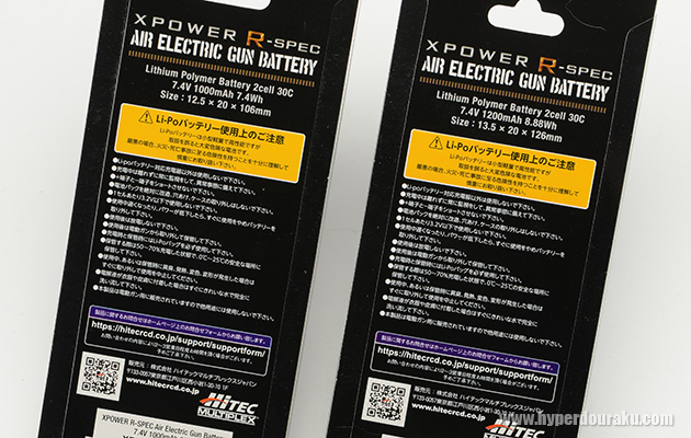 パッケージ裏面