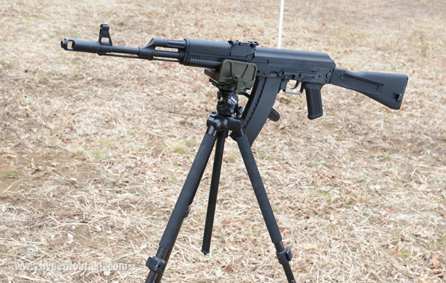 ライフルを好きな高さで固定