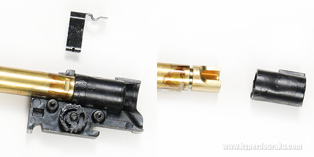 ホップ調整用の金具